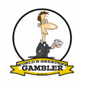 WORLDS GREATEST GAMBLER MEN CARTOON t-shirts