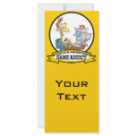 WORLDS GREATEST GAME ADDICT CARTOON CUSTOM RACK CARDS