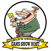 WORLDS GREATEST GAME SHOW HOST CARTOON PHOTO SCULPTURE