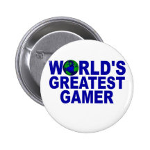 World's Greatest Gamer Pinback Button