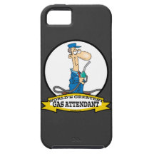 WORLDS GREATEST GAS ATTENDANT MEN CARTOON iPhone 5 COVERS