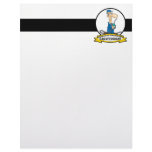 WORLDS GREATEST GAS ATTENDANT MEN CARTOON CUSTOM LETTERHEAD