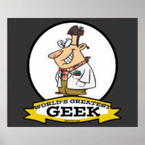 WORLDS GREATEST GEEK MEN CARTOON POSTERS