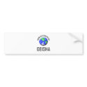World's Greatest Geisha bumper stickers