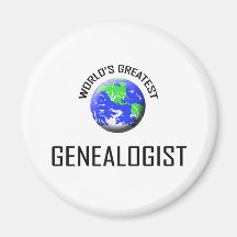 World's Greatest Genealogist Refrigerator Magnets
