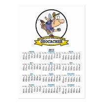 WORLDS GREATEST GEOCACHER MEN CARTOON BUSINESS CARD