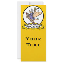 WORLDS GREATEST GEOCACHER MEN CARTOON RACK CARD