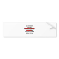 World's Greatest Geologist Joke Bumper Sticker