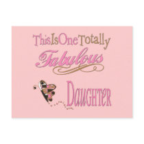 World's Greatest Gifts For Daughters postcards
