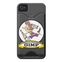 WORLDS GREATEST GIMP WOMEN CARTOON ID IPHONE 4 CASE
