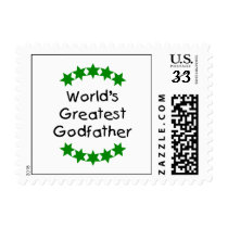 World's Greatest Godfather (green stars) Postage