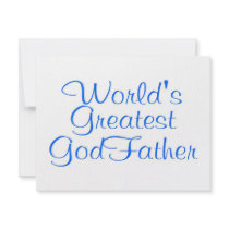Worlds Greatest GodFather invitations by TeeZazzle Worlds Greatest GodFather invitations