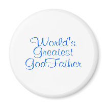 Worlds Greatest GodFather Refrigerator Magnet