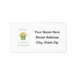 World's Greatest Godmother (yellow flowers) Custom Address Labels