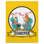 WORLDS GREATEST GOSSIPER WOMEN CARTOON flyers
