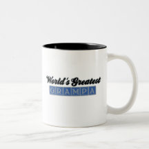 World's Greatest Grampa (Blue) Coffee Mugs