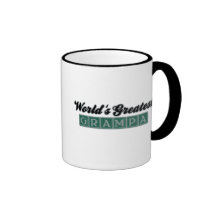 World's Greatest Grampa (Green) Mugs