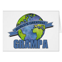 World's Greatest Grampa Greeting Cards
