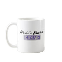 World's Greatest Gran mugs