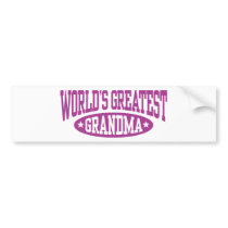 World's Greatest Grandma bumper stickers by magarmor World's Greatest Grandma bumper stickers