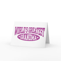 World's Greatest Grandma Cards