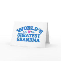 World's Greatest Grandma Greeting Cards