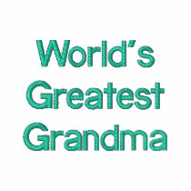 World's Greatest Grandma embroidered shirts by MyGrandparentsRock World's Greatest Grandma embroidered shirts