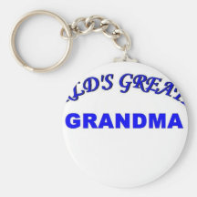 World's Greatest Grandma Key Chain