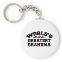 World's Greatest Grandma Key Chain