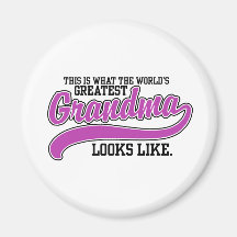 World's Greatest Grandma Magnets