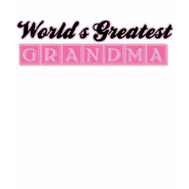 World's Greatest Grandma (Pink) T-shirt