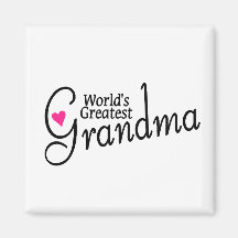 Worlds Greatest Grandma Refrigerator Magnet
