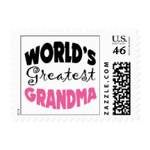 World's Greatest Grandma Stamp