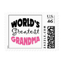 Worlds Greatest Grandma Stamps