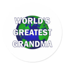 World's Greatest Grandma Stickers