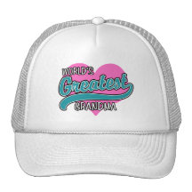 World's Greatest Grandma Trucker Hats