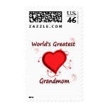 World's greatest grandmom postage