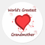 World's Greatest grandmother Sticker