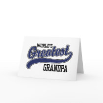 World's Greatest Grandpa Greeting Card
