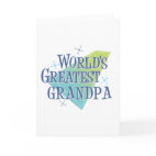 World's Greatest Grandpa Greeting Card