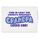 World's Greatest Grandpa Greeting Card