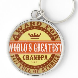World's Greatest Grandpa Key Chains