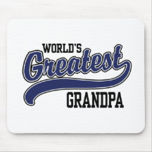 World's Greatest Grandpa Mouse Pads