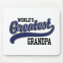 World's Greatest Grandpa Mouse Pads