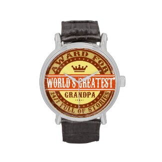 World's Greatest Grandpa Watches