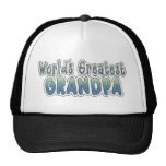 World's Greatest Grandpa Words hats