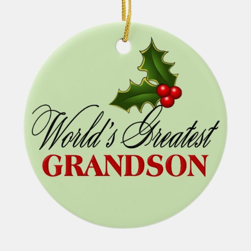 world s greatest grandson ornament world s greatest grandson ornament
