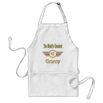 Worlds Greatest Granny aprons by DesignsOutOfMind Worlds Greatest Granny aprons