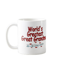 World's Greatest Great Grandma Mugs