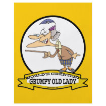 WORLDS GREATEST GRUMPY OLD LADY CARTOON FLYERS